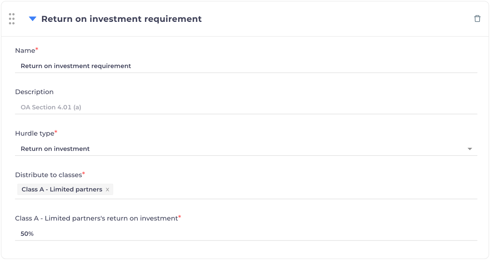Distribution waterfalls The return on investment hurdle Cash Flow Portal